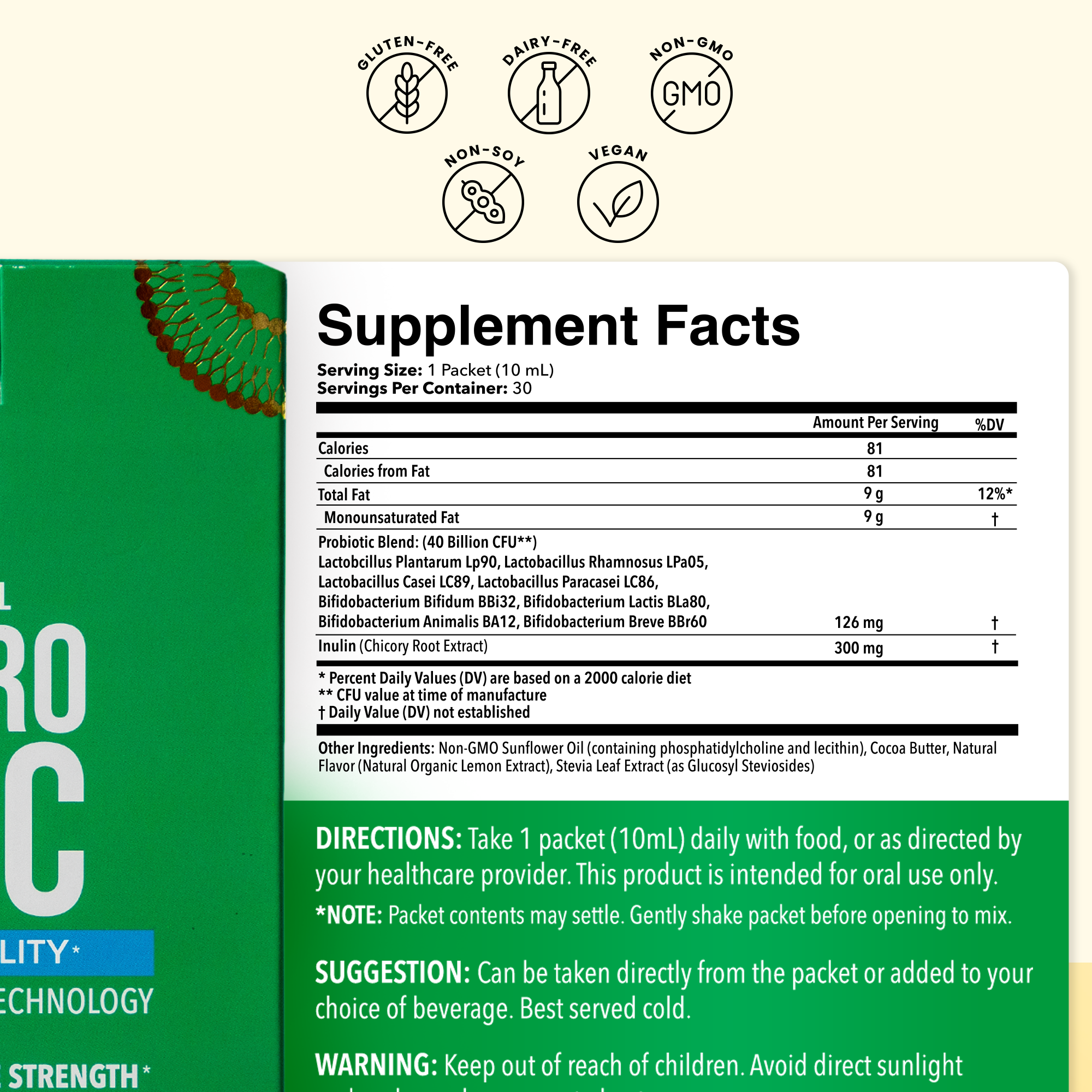 Liposomal Pre+Probiotic